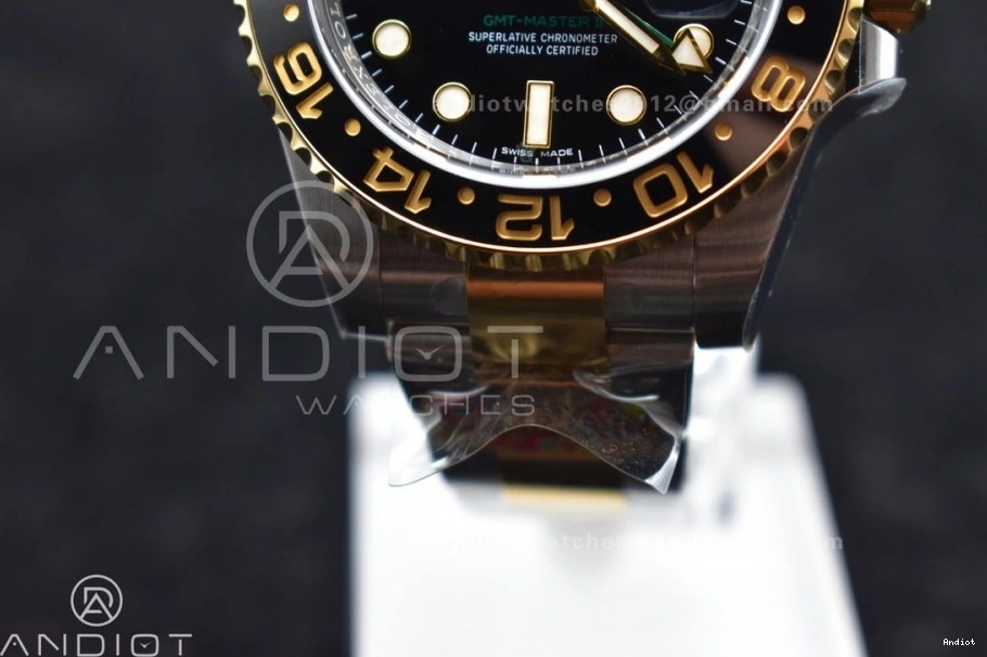 VR3186 Tone YG 116713 Two SS II Steel 904L Clean 1:1 Edition GMT-Master Best 0518